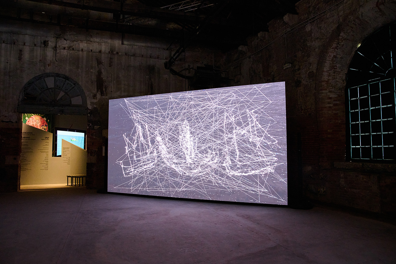 I Will Follow The Ship by Matthew Attard the Malta Pavillion at the 60th Biennale di Venezia. Photographer Eoin Greally