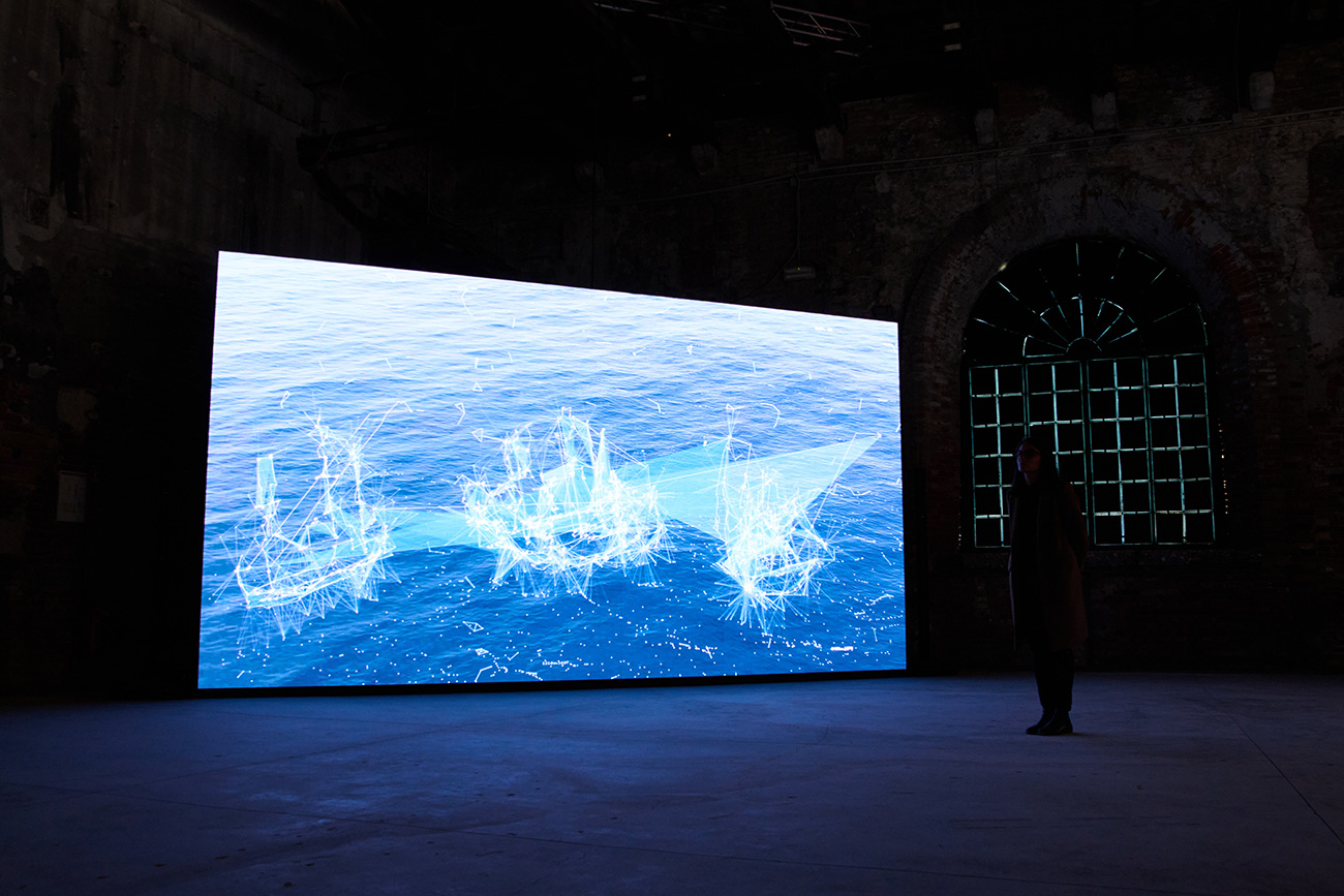 I Will Follow The Ship by Matthew Attard the Malta Pavillion at the 60th Biennale di Venezia. Photographer Eoin Greally