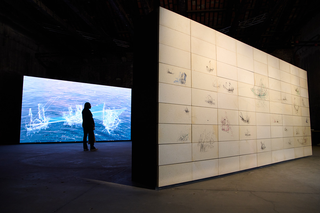 I Will Follow The Ship by Matthew Attard the Malta Pavillion at the 60th Biennale di Venezia. Photographer Eoin Greally