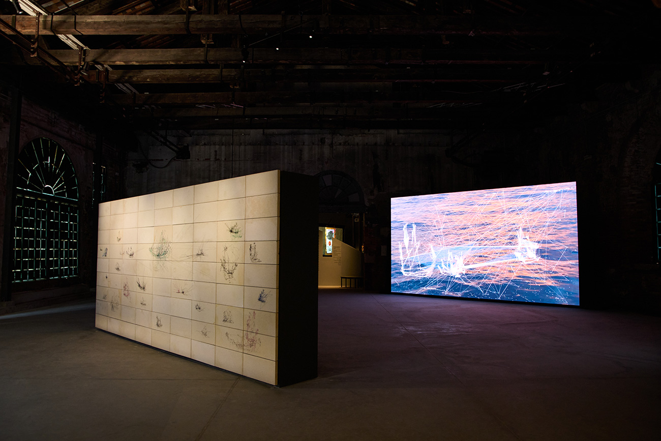 I Will Follow The Ship by Matthew Attard the Malta Pavillion at the 60th Biennale di Venezia. Photographer Eoin Greally